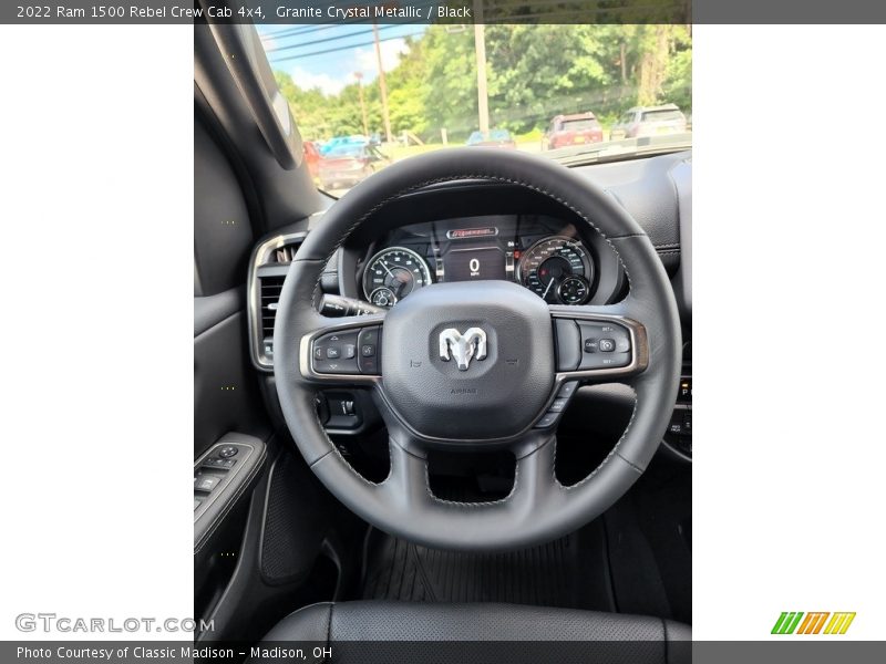  2022 1500 Rebel Crew Cab 4x4 Steering Wheel