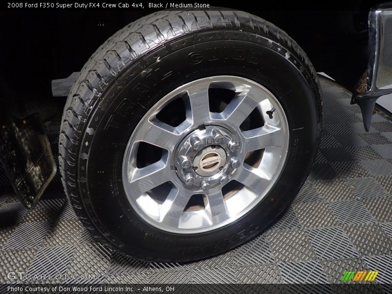 Black / Medium Stone 2008 Ford F350 Super Duty FX4 Crew Cab 4x4
