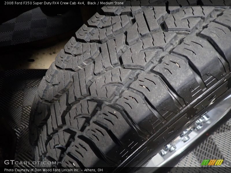 Black / Medium Stone 2008 Ford F350 Super Duty FX4 Crew Cab 4x4