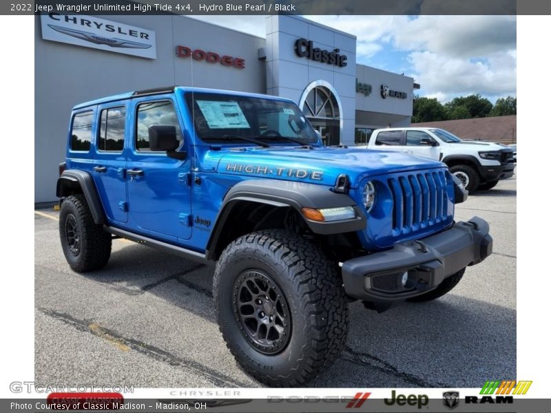 Hydro Blue Pearl / Black 2022 Jeep Wrangler Unlimited High Tide 4x4