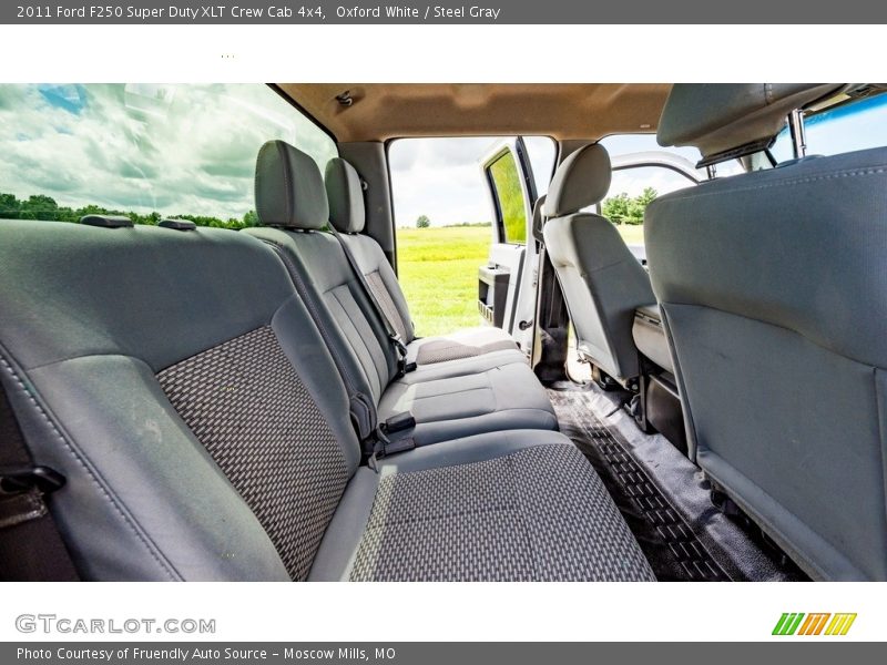 Oxford White / Steel Gray 2011 Ford F250 Super Duty XLT Crew Cab 4x4
