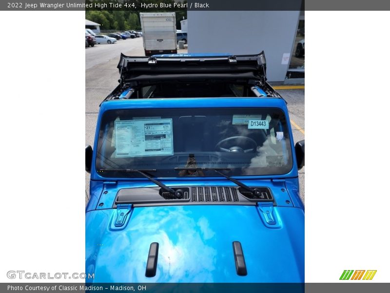 Hydro Blue Pearl / Black 2022 Jeep Wrangler Unlimited High Tide 4x4