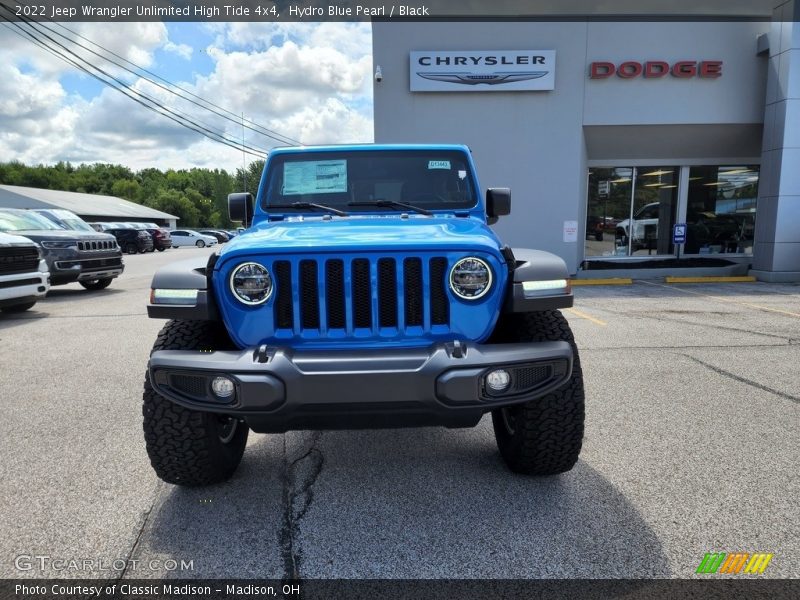 Hydro Blue Pearl / Black 2022 Jeep Wrangler Unlimited High Tide 4x4
