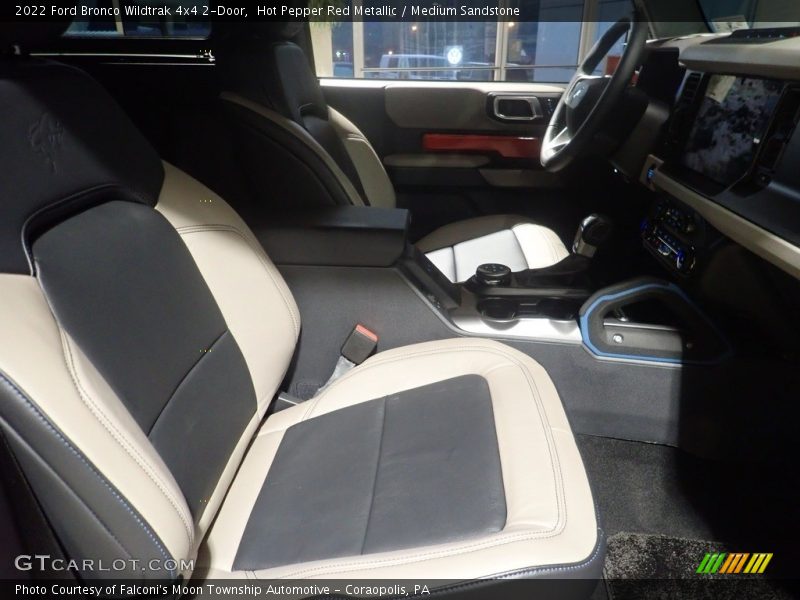 Front Seat of 2022 Bronco Wildtrak 4x4 2-Door