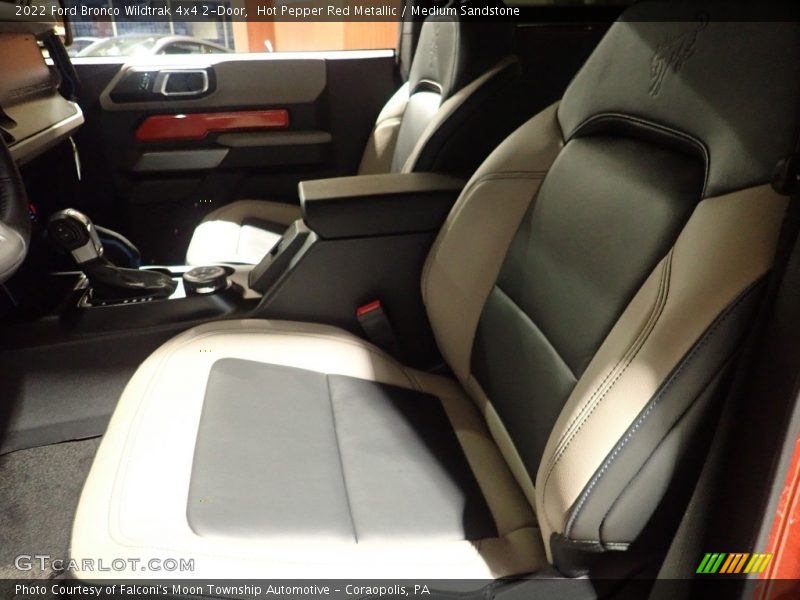 Front Seat of 2022 Bronco Wildtrak 4x4 2-Door