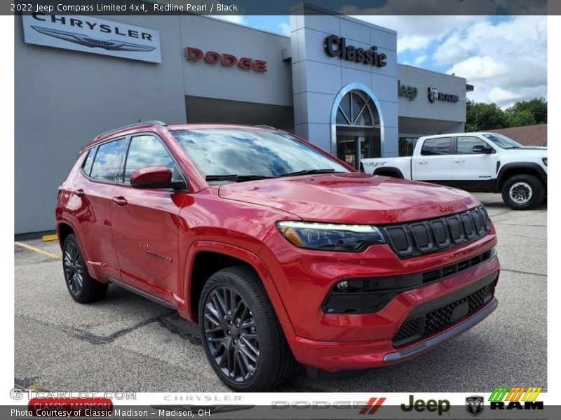 Redline Pearl / Black 2022 Jeep Compass Limited 4x4