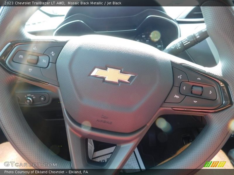 Mosaic Black Metallic / Jet Black 2023 Chevrolet TrailBlazer LT AWD