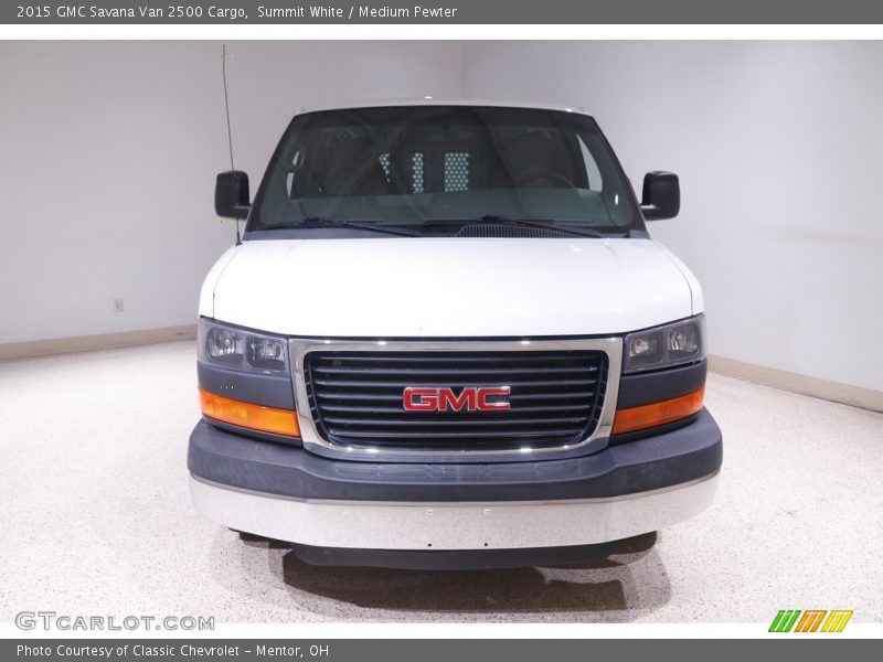 Summit White / Medium Pewter 2015 GMC Savana Van 2500 Cargo