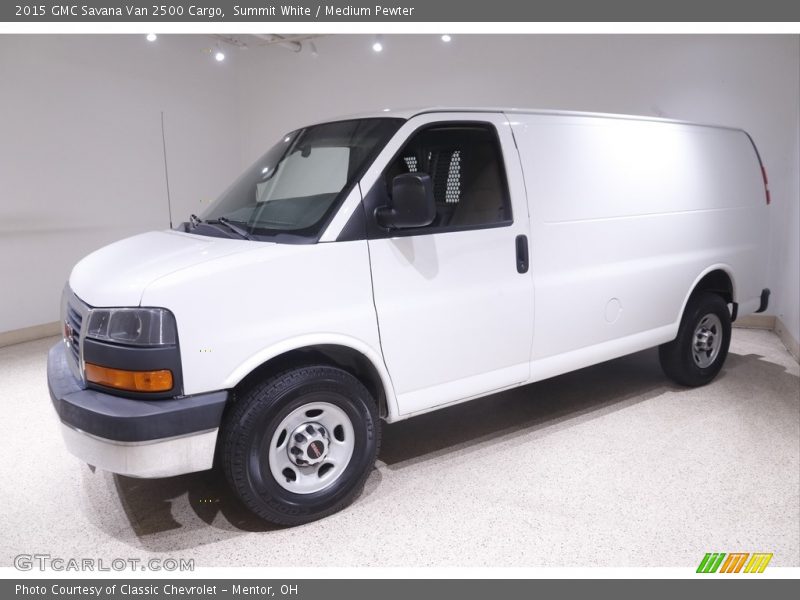 Summit White / Medium Pewter 2015 GMC Savana Van 2500 Cargo