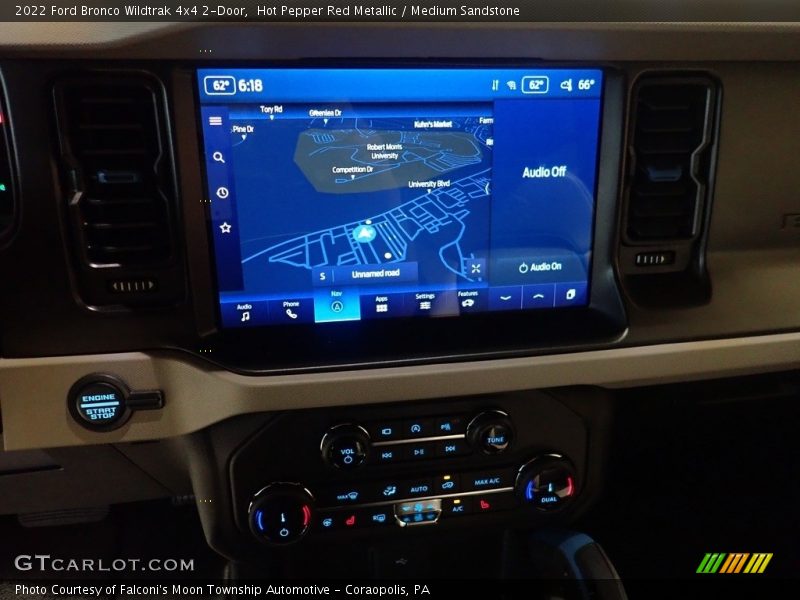 Navigation of 2022 Bronco Wildtrak 4x4 2-Door