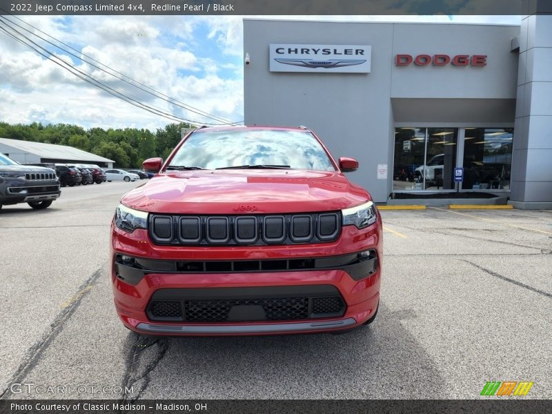 Redline Pearl / Black 2022 Jeep Compass Limited 4x4