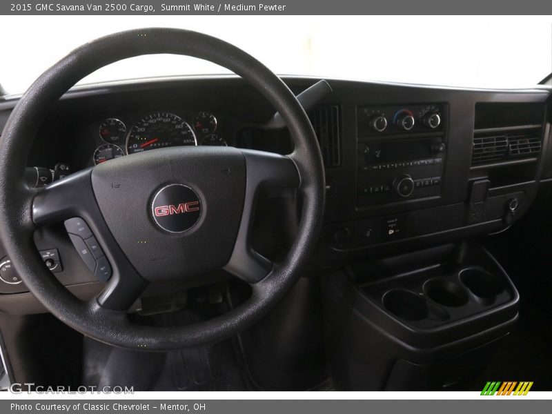 Summit White / Medium Pewter 2015 GMC Savana Van 2500 Cargo