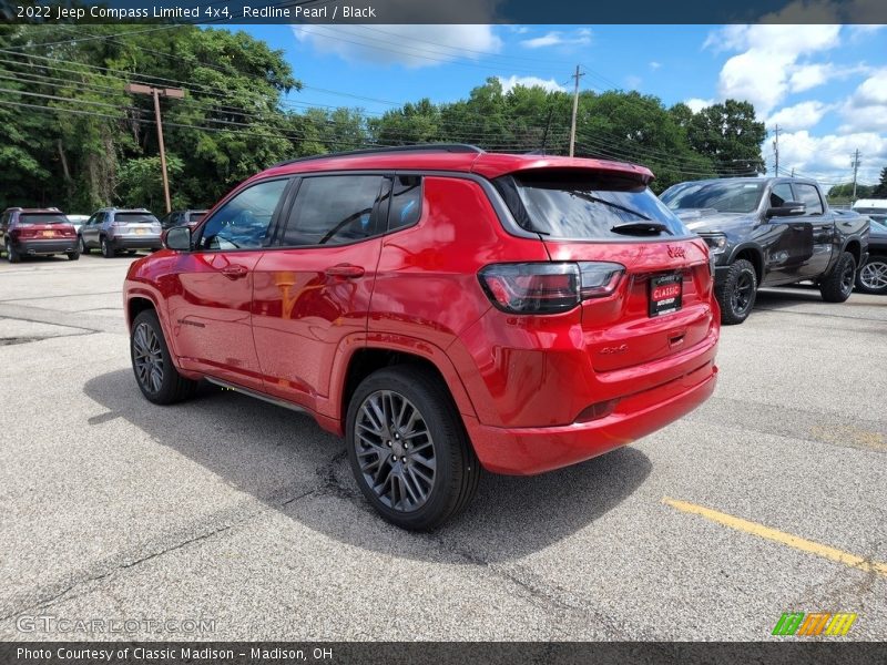 Redline Pearl / Black 2022 Jeep Compass Limited 4x4