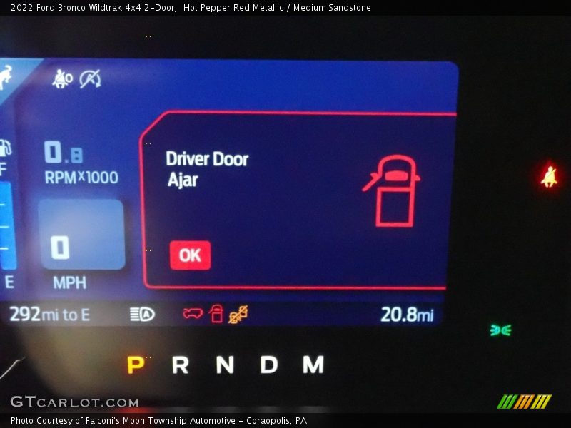 Hot Pepper Red Metallic / Medium Sandstone 2022 Ford Bronco Wildtrak 4x4 2-Door