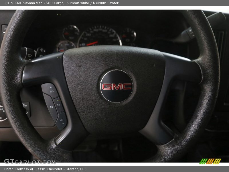Summit White / Medium Pewter 2015 GMC Savana Van 2500 Cargo
