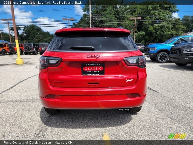 Redline Pearl / Black 2022 Jeep Compass Limited 4x4