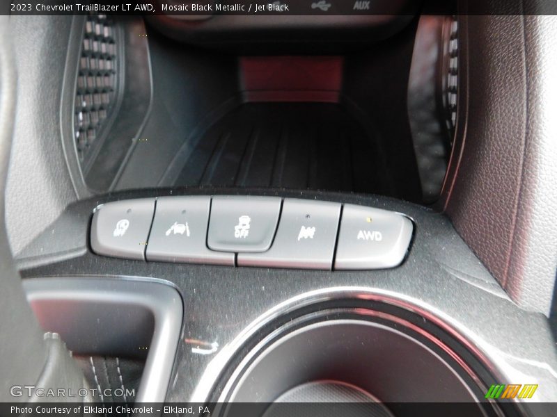 Mosaic Black Metallic / Jet Black 2023 Chevrolet TrailBlazer LT AWD