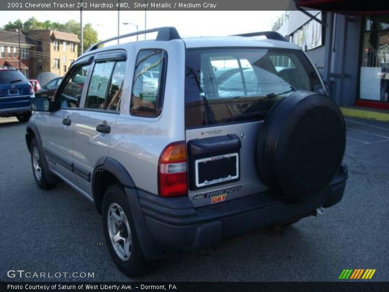 Silver Metallic / Medium Gray 2001 Chevrolet Tracker ZR2 Hardtop 4WD