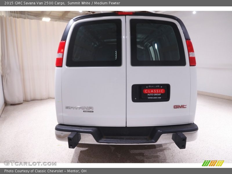 Summit White / Medium Pewter 2015 GMC Savana Van 2500 Cargo