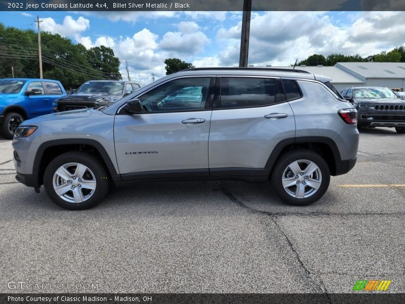 Billet Silver Metallic / Black 2022 Jeep Compass Latitude 4x4