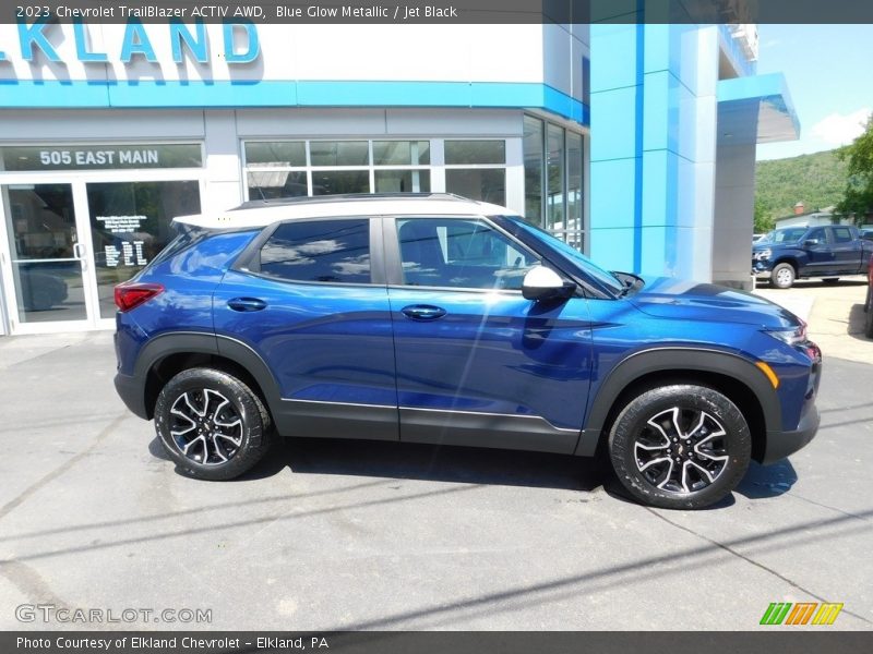 Blue Glow Metallic / Jet Black 2023 Chevrolet TrailBlazer ACTIV AWD