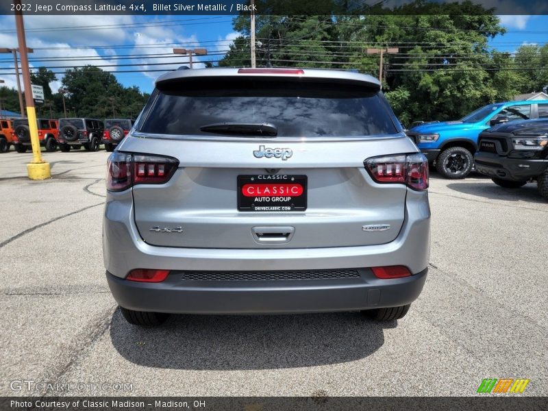 Billet Silver Metallic / Black 2022 Jeep Compass Latitude 4x4