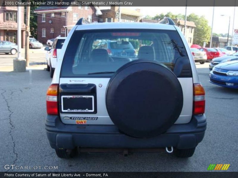 Silver Metallic / Medium Gray 2001 Chevrolet Tracker ZR2 Hardtop 4WD