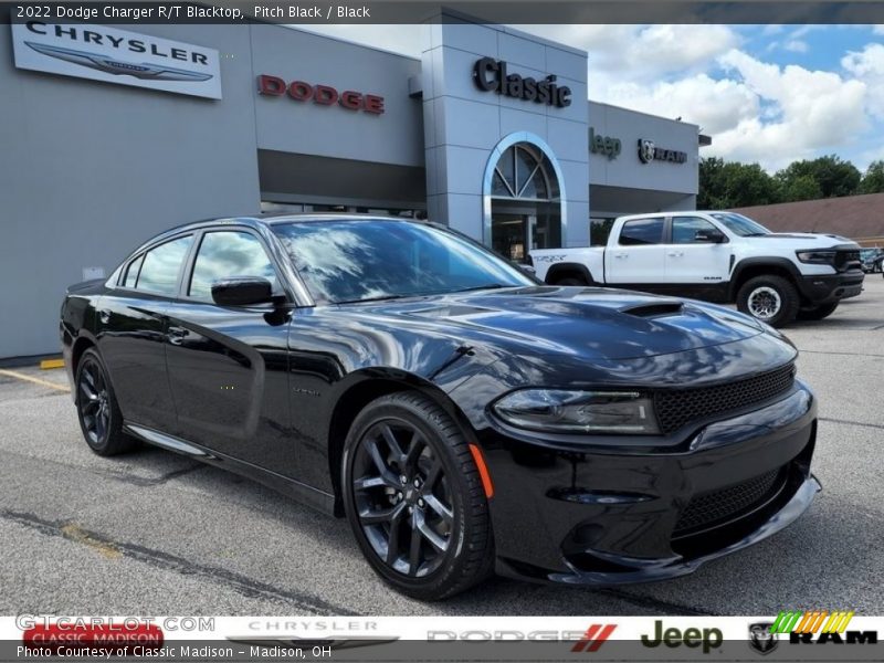 Pitch Black / Black 2022 Dodge Charger R/T Blacktop