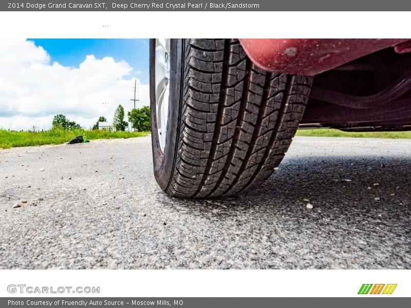 Deep Cherry Red Crystal Pearl / Black/Sandstorm 2014 Dodge Grand Caravan SXT