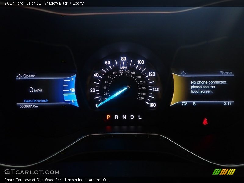 Shadow Black / Ebony 2017 Ford Fusion SE