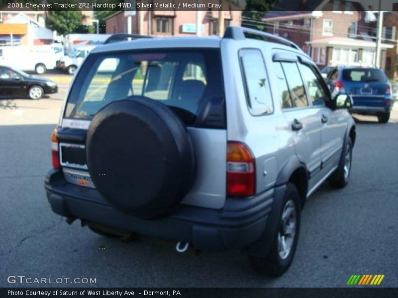 Silver Metallic / Medium Gray 2001 Chevrolet Tracker ZR2 Hardtop 4WD