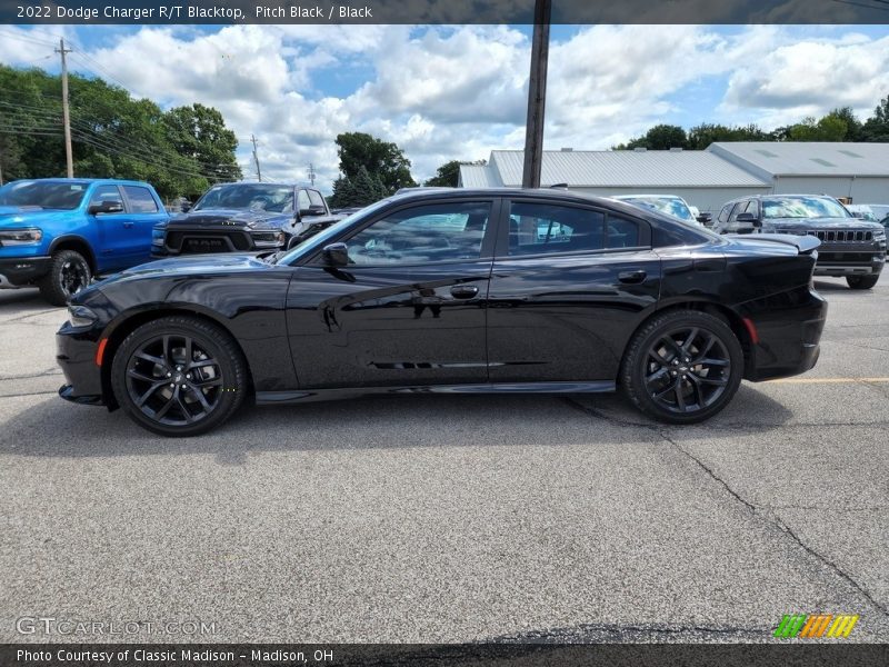 Pitch Black / Black 2022 Dodge Charger R/T Blacktop