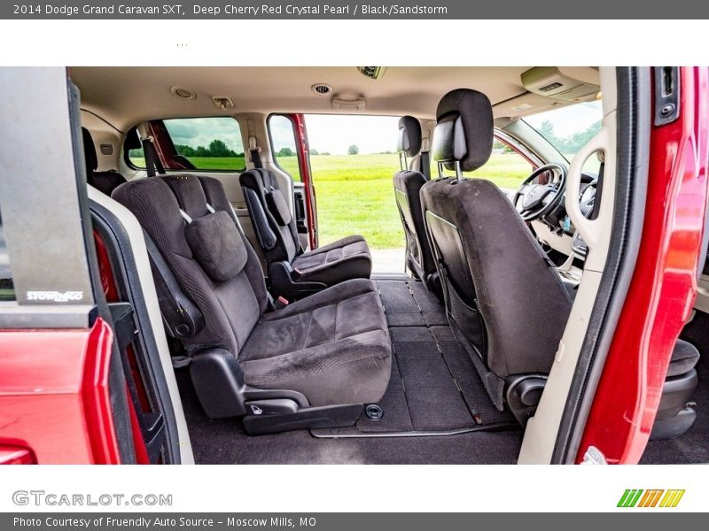 Deep Cherry Red Crystal Pearl / Black/Sandstorm 2014 Dodge Grand Caravan SXT