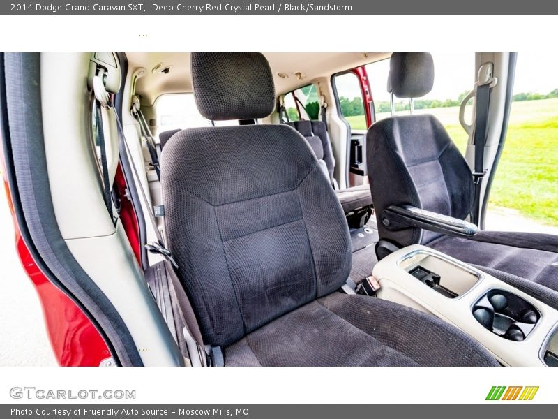 Deep Cherry Red Crystal Pearl / Black/Sandstorm 2014 Dodge Grand Caravan SXT