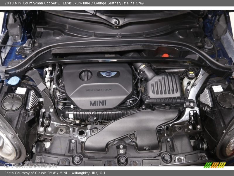  2018 Countryman Cooper S Engine - 2.0 Liter TwinPower Turbocharged DOHC 16-Valve VVT 4 Cylinder