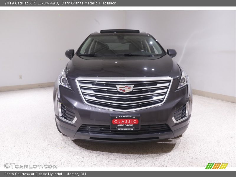 Dark Granite Metallic / Jet Black 2019 Cadillac XT5 Luxury AWD