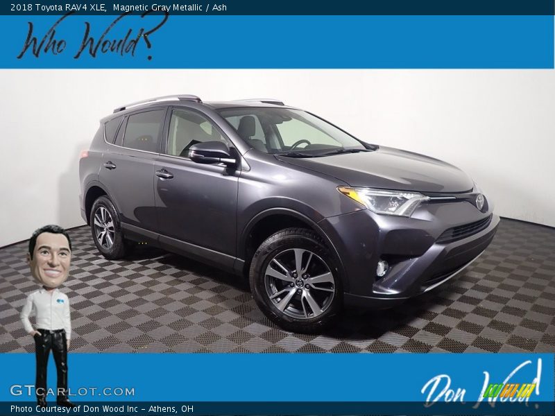 Magnetic Gray Metallic / Ash 2018 Toyota RAV4 XLE