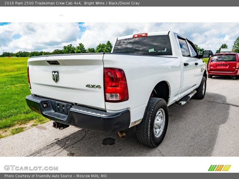 Bright White / Black/Diesel Gray 2016 Ram 2500 Tradesman Crew Cab 4x4