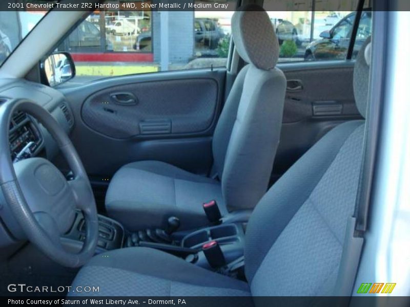 Silver Metallic / Medium Gray 2001 Chevrolet Tracker ZR2 Hardtop 4WD