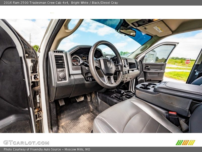 Bright White / Black/Diesel Gray 2016 Ram 2500 Tradesman Crew Cab 4x4