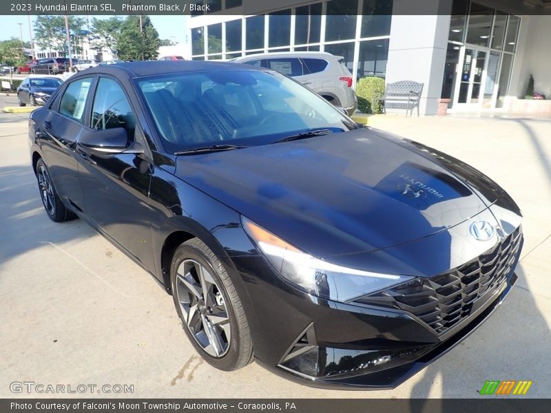 Phantom Black / Black 2023 Hyundai Elantra SEL