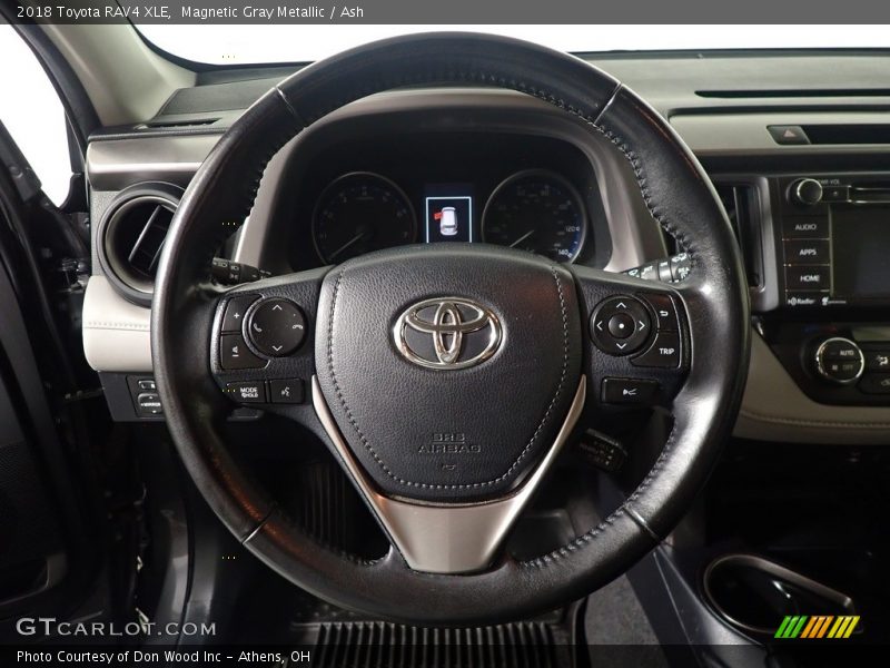 Magnetic Gray Metallic / Ash 2018 Toyota RAV4 XLE