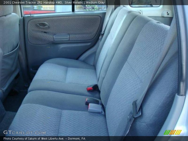 Silver Metallic / Medium Gray 2001 Chevrolet Tracker ZR2 Hardtop 4WD