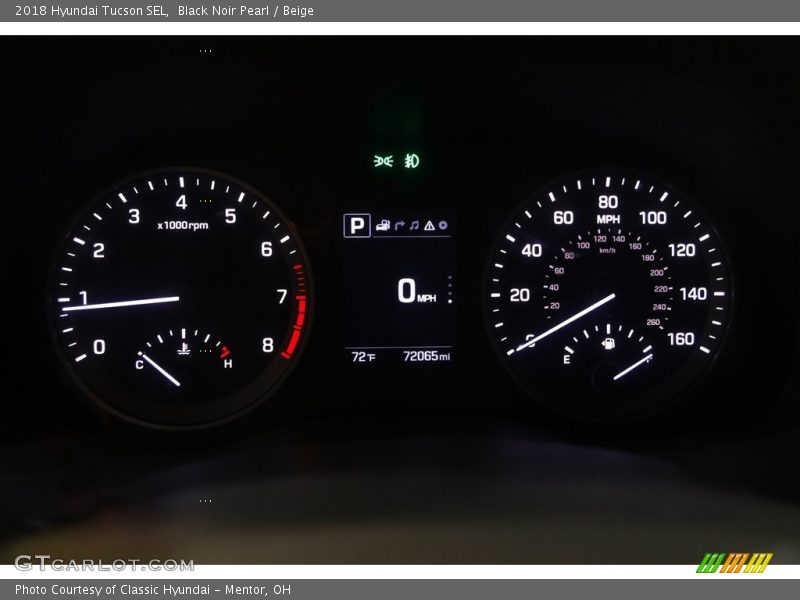  2018 Tucson SEL SEL Gauges