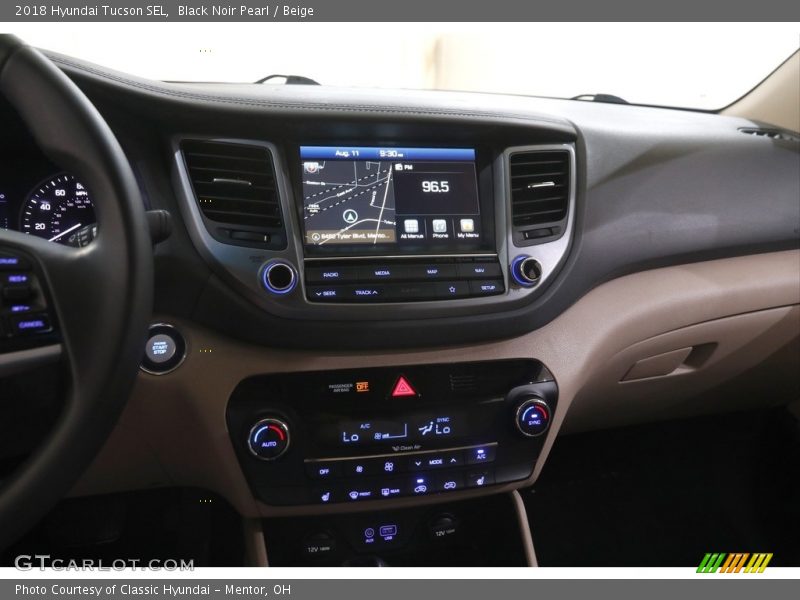Controls of 2018 Tucson SEL