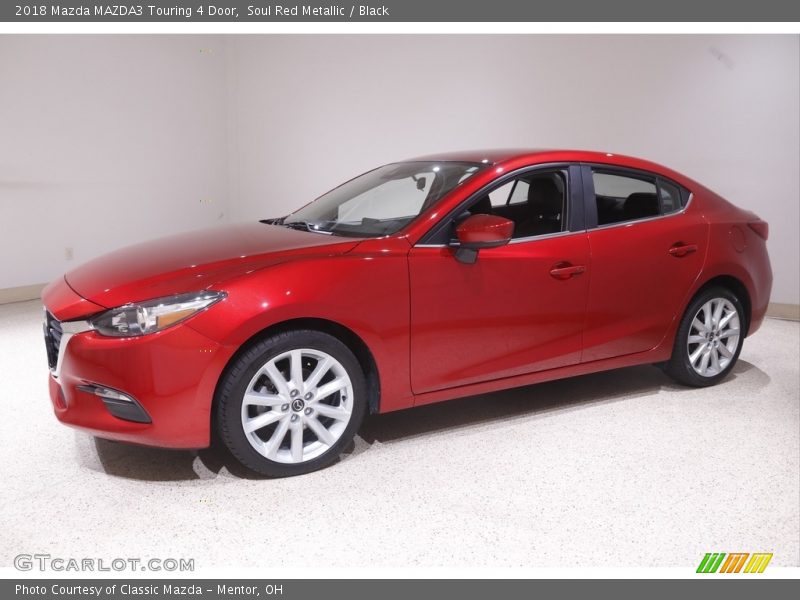 Soul Red Metallic / Black 2018 Mazda MAZDA3 Touring 4 Door