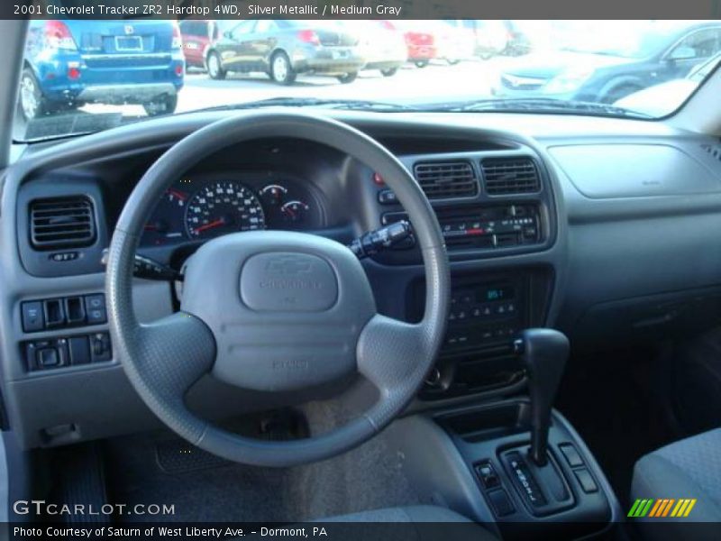 Silver Metallic / Medium Gray 2001 Chevrolet Tracker ZR2 Hardtop 4WD