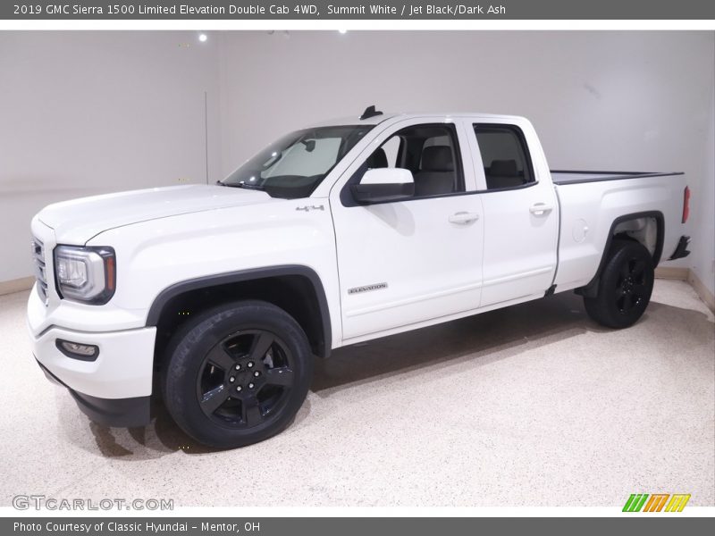 Summit White / Jet Black/Dark Ash 2019 GMC Sierra 1500 Limited Elevation Double Cab 4WD