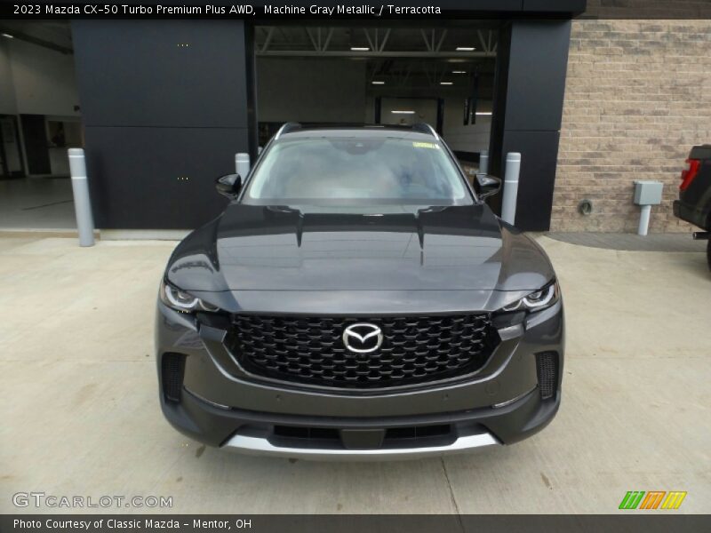 Machine Gray Metallic / Terracotta 2023 Mazda CX-50 Turbo Premium Plus AWD