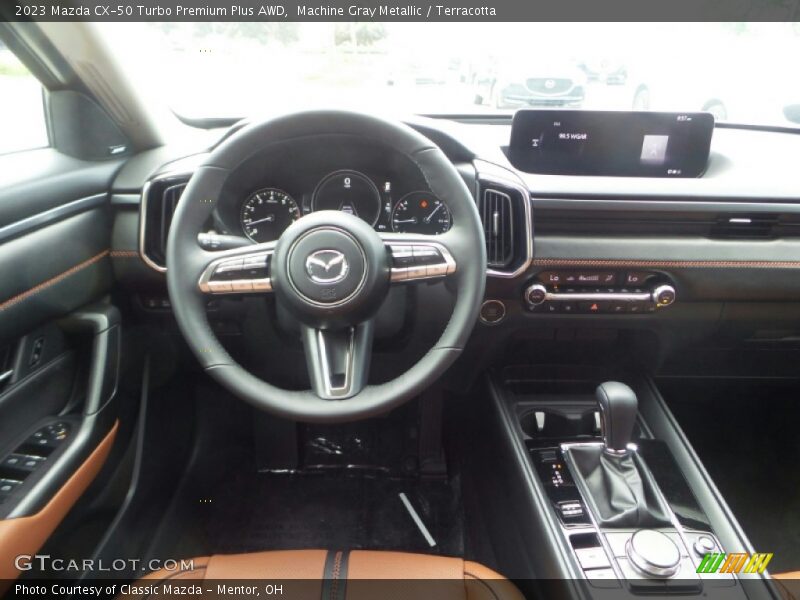 Machine Gray Metallic / Terracotta 2023 Mazda CX-50 Turbo Premium Plus AWD